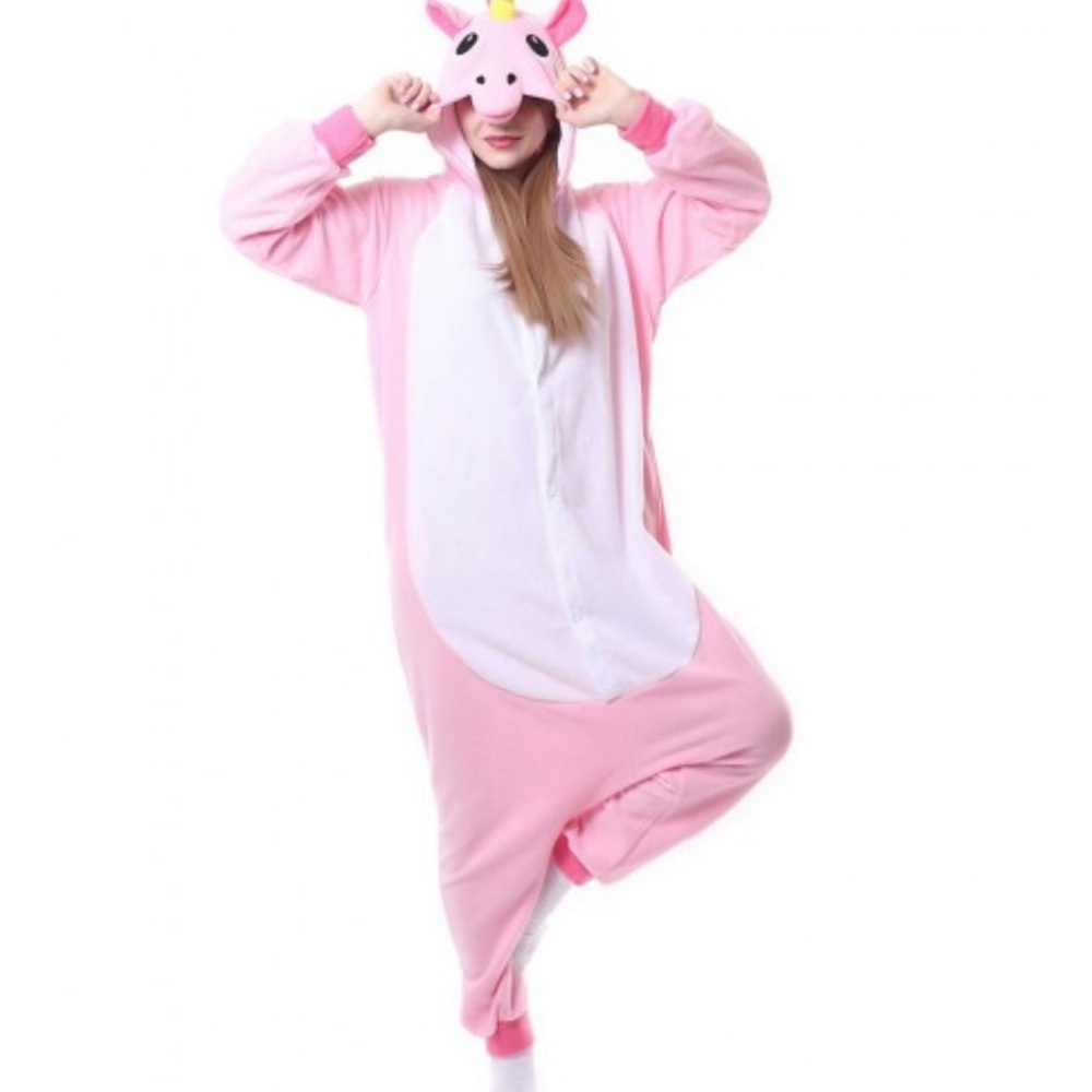 Unicorn Onesie Costume Adult sz small
